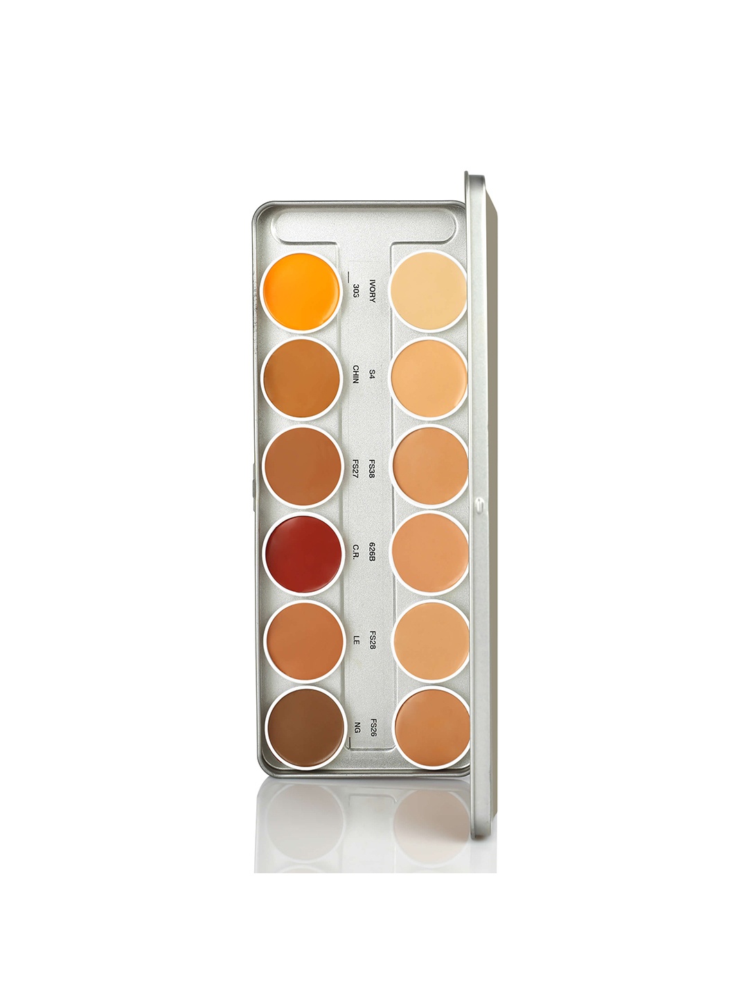 

Stars Cosmetics 12 Color Non Creasing & Waterproof Face Makeup Foundations - 48gm, Beige