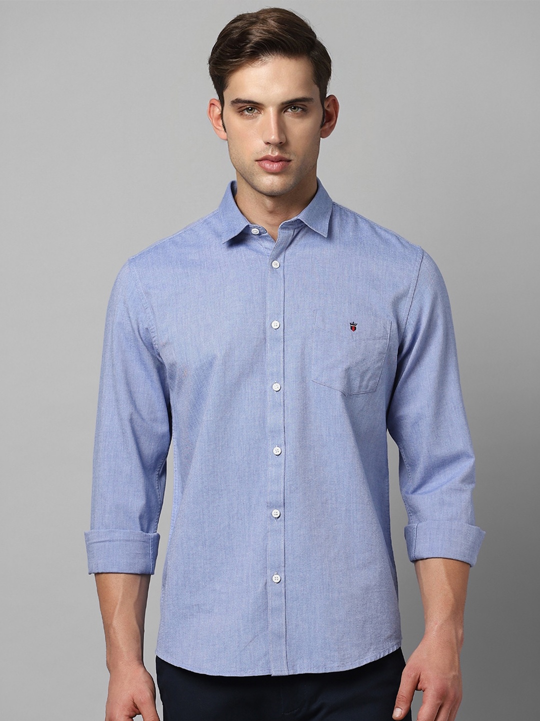 

Louis Philippe Sport Slim Fit Pure Cotton Shirt, Blue