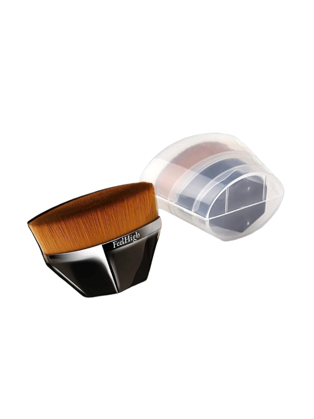 

FEELHIGH For Face Blush Liquid Powder Foundation Brush, Black