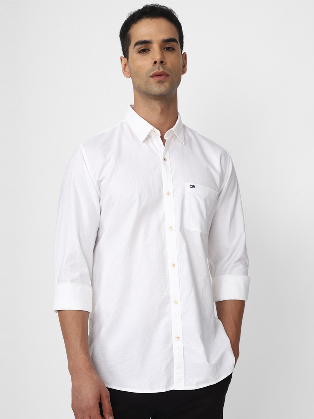 

Peter England Casuals Slim Fit Pure Cotton Casual Shirt, White