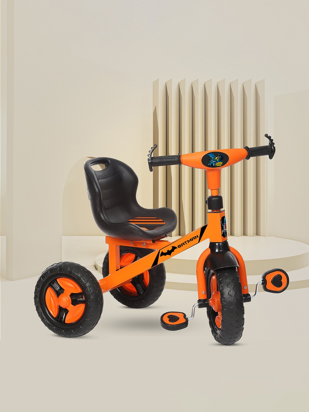

Dash Kids Tricycle With Backrest, Orange