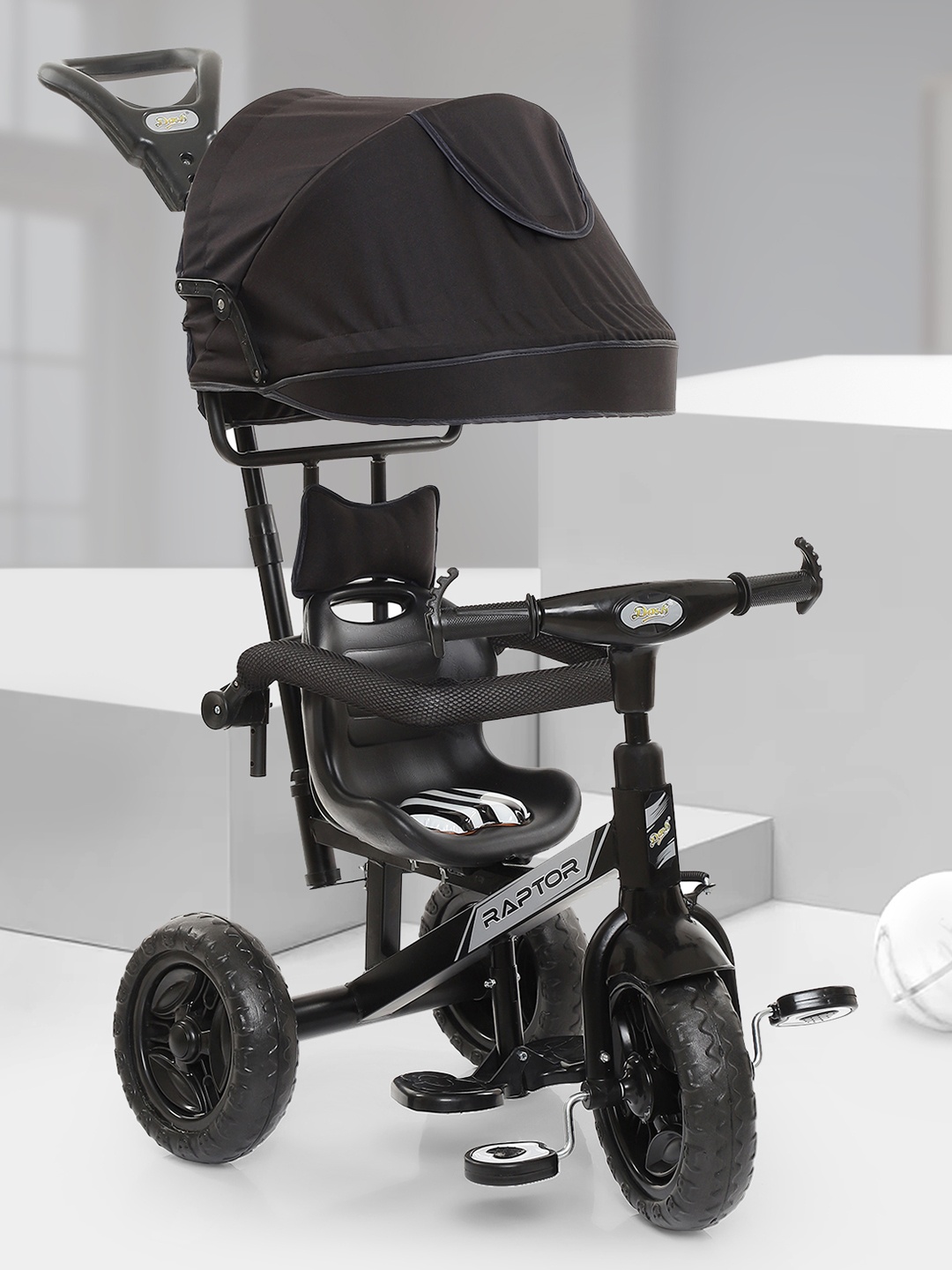 

Dash Kids Baby Tricycle With Comfortable Seat, Black