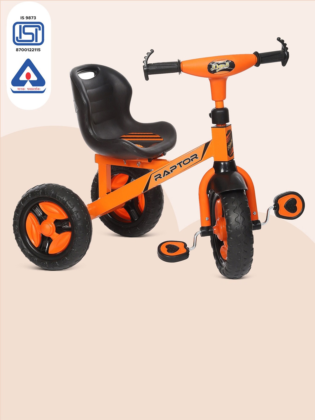 

Dash Raptor Baby Kids Tricycle, Orange