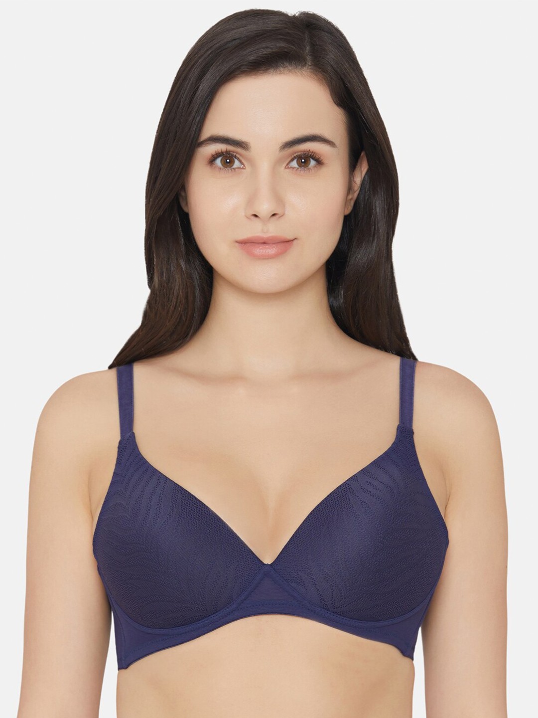 

Wacoal Self Design Bra Half Coverage Lightly Padded, Blue