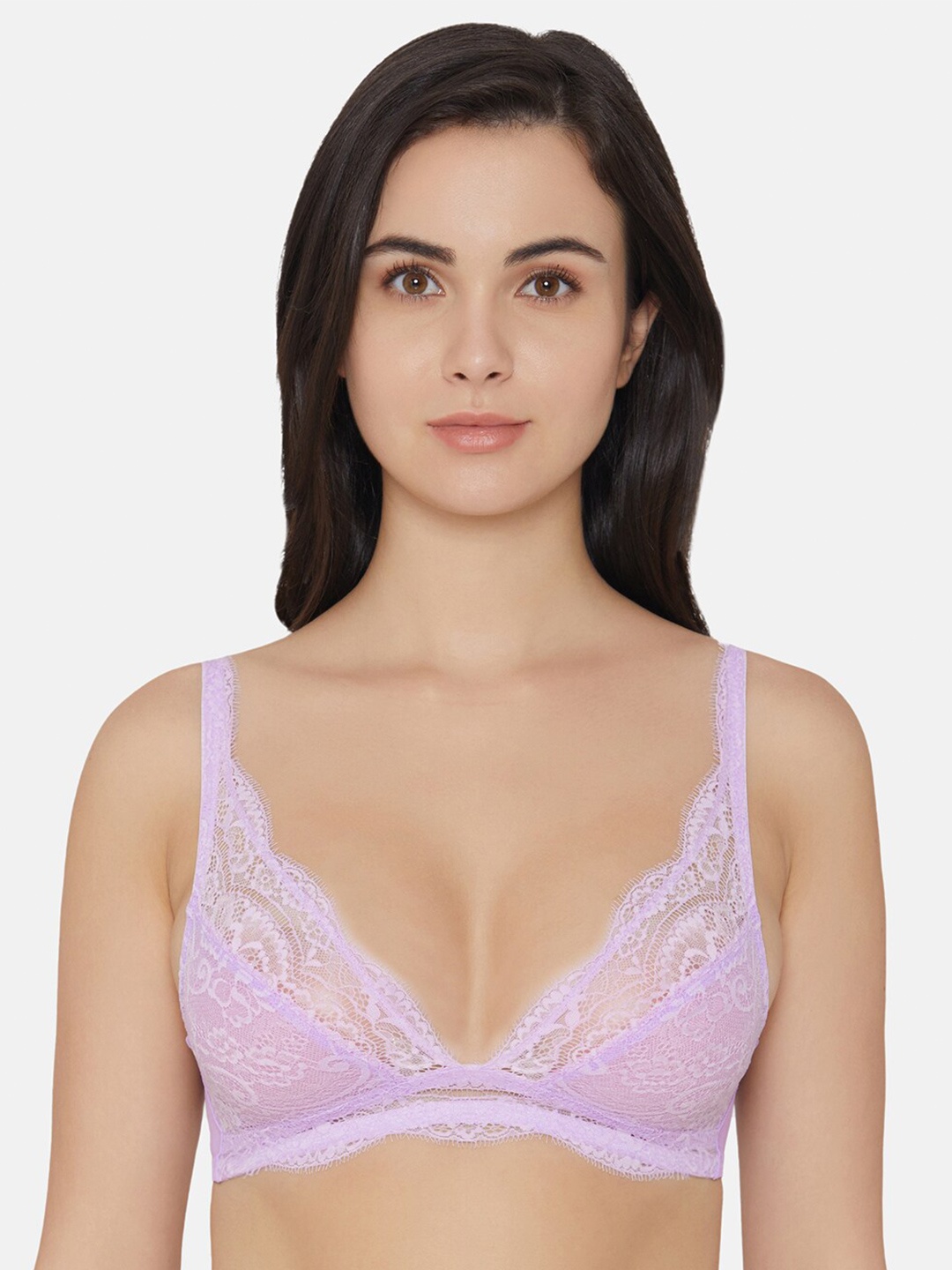 

Wacoal Self Design Rapid-Dry With Half Coverage Plunge Bra With All Day Comfort, Lavender