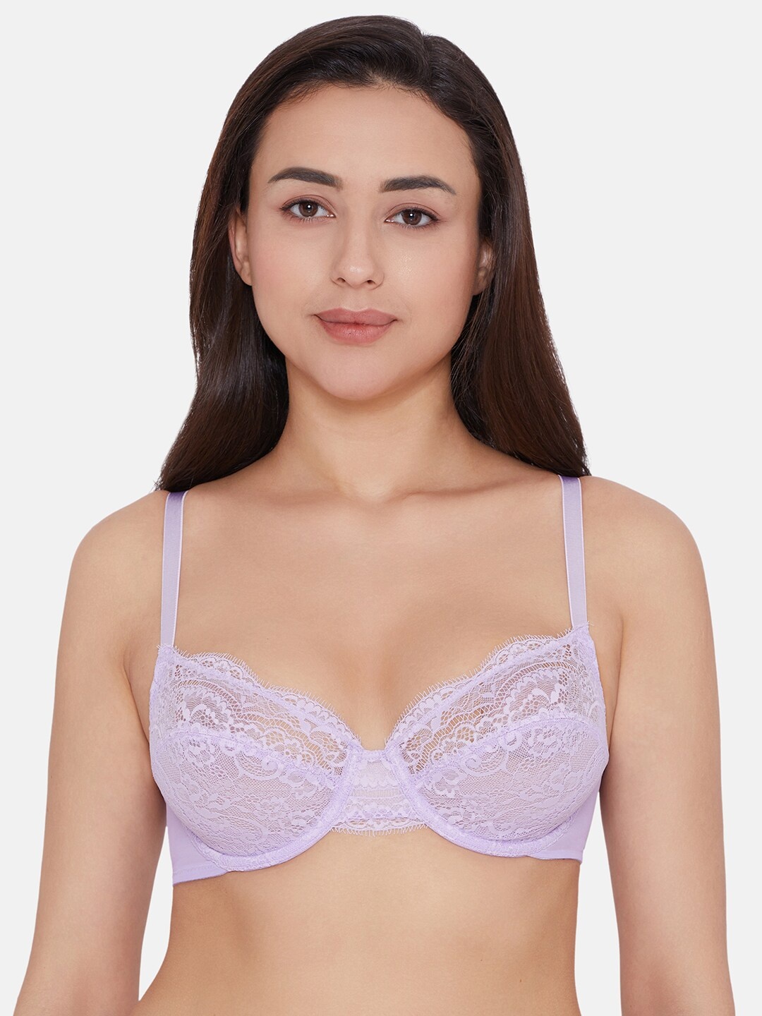 

Wacoal Self Design Rapid-Dry Full Coverage Underwired Everyday Bra With All Day Comfort, Lavender