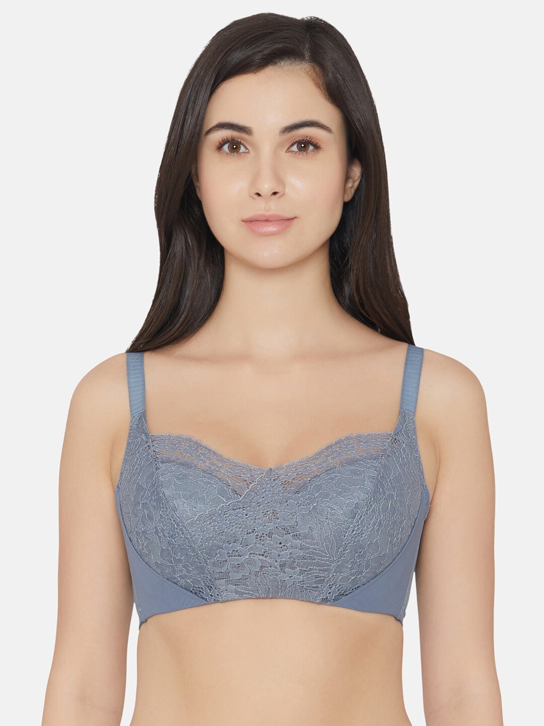 

Wacoal Self Design Rapid-Dry Bra With Full Coverage Underwired Lightly Padded, Blue