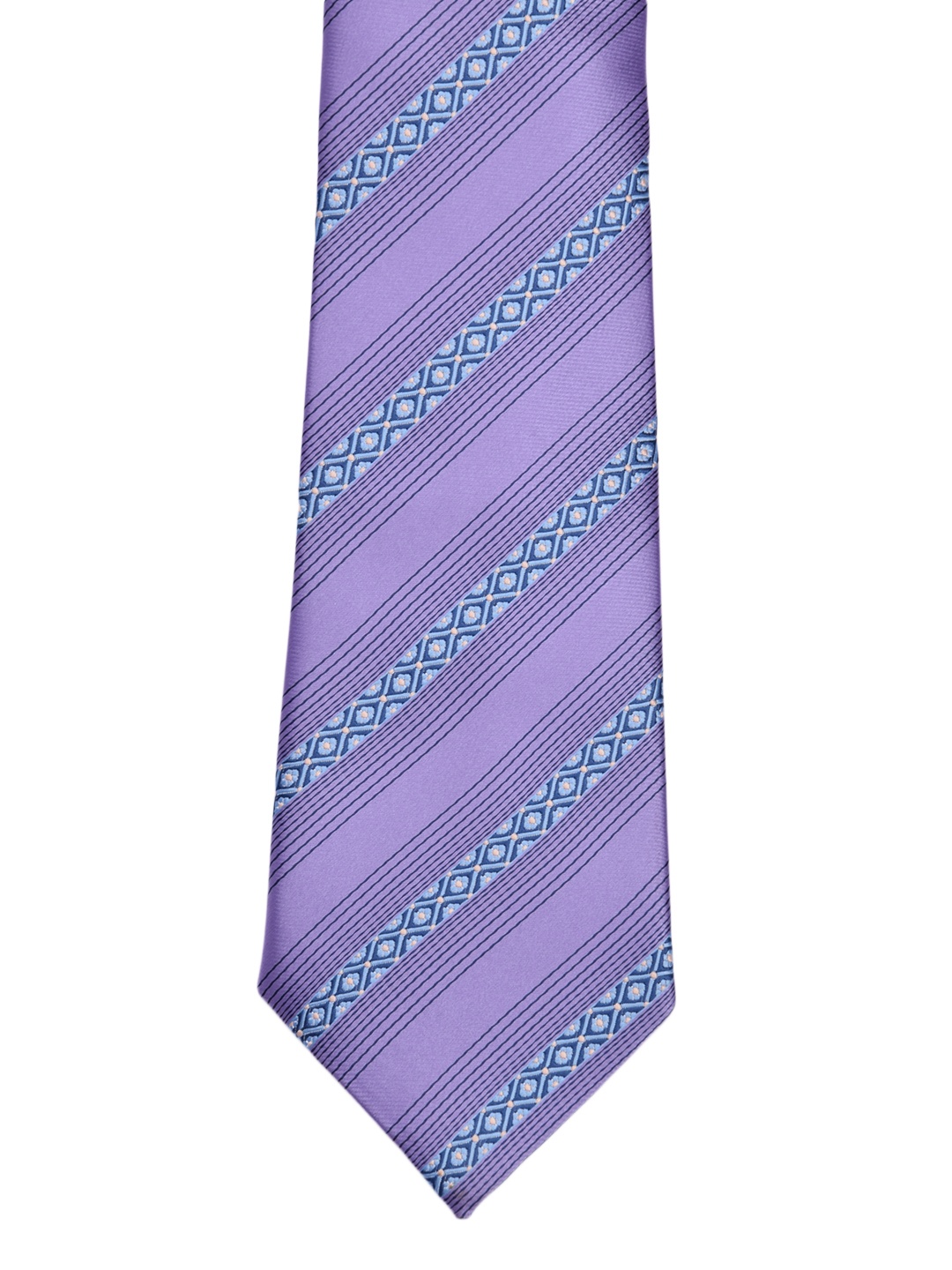 

Alvaro Castagnino Blue & Purple Striped Broad Tie