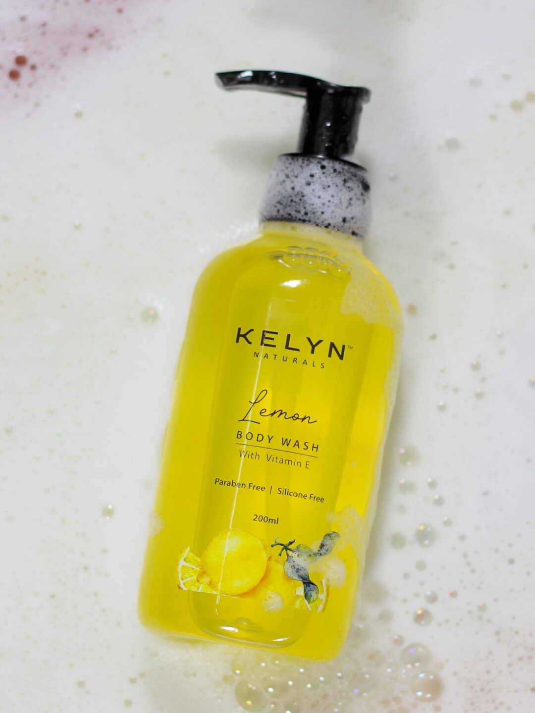 

KELYN Paraben Free & Silicone Free Lemon Body Wash with Vitamin E - 200ml, Yellow