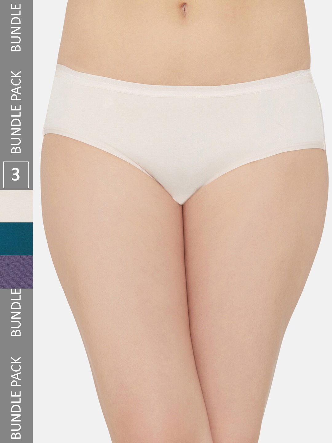 

Wacoal Pack Of 3 Mid- Rise Hipster Briefs, White