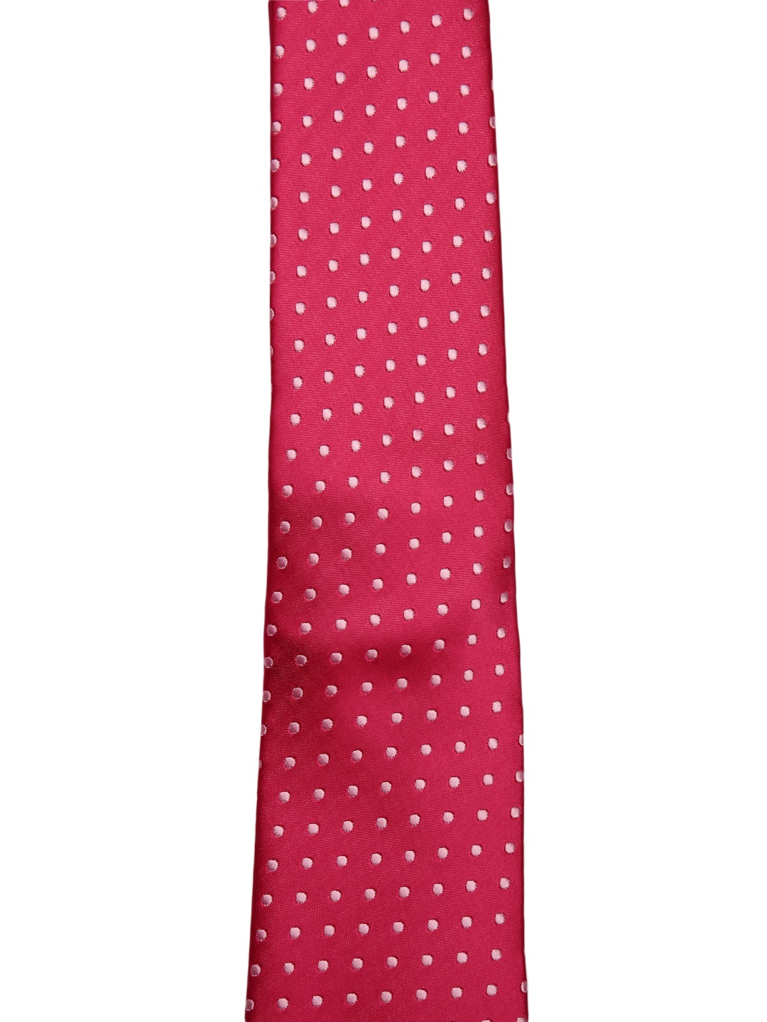 

Alvaro Castagnino Pink & Off-White Printed Broad Tie