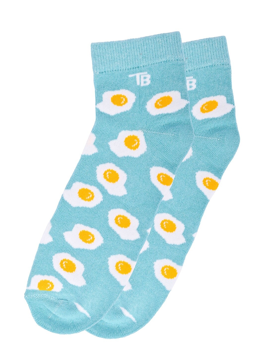 

Tistabene Unisex Patterned Calf-length Socks, Blue