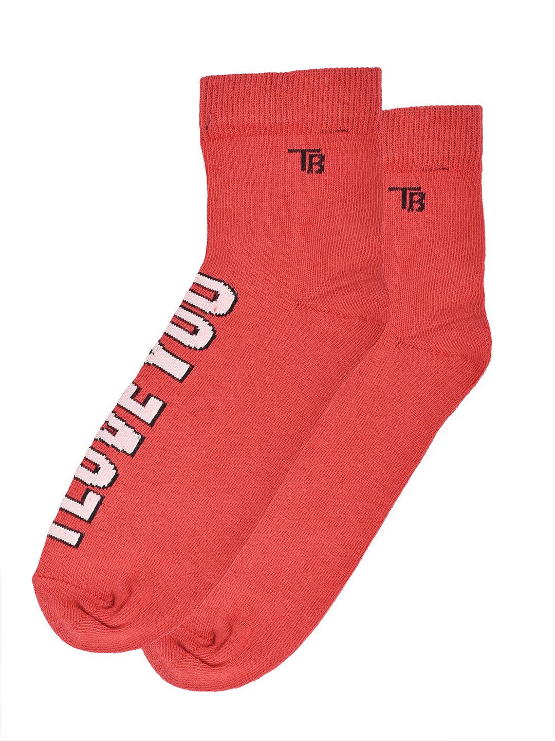

Tistabene Printed Cotton Above Ankle Socks, Red