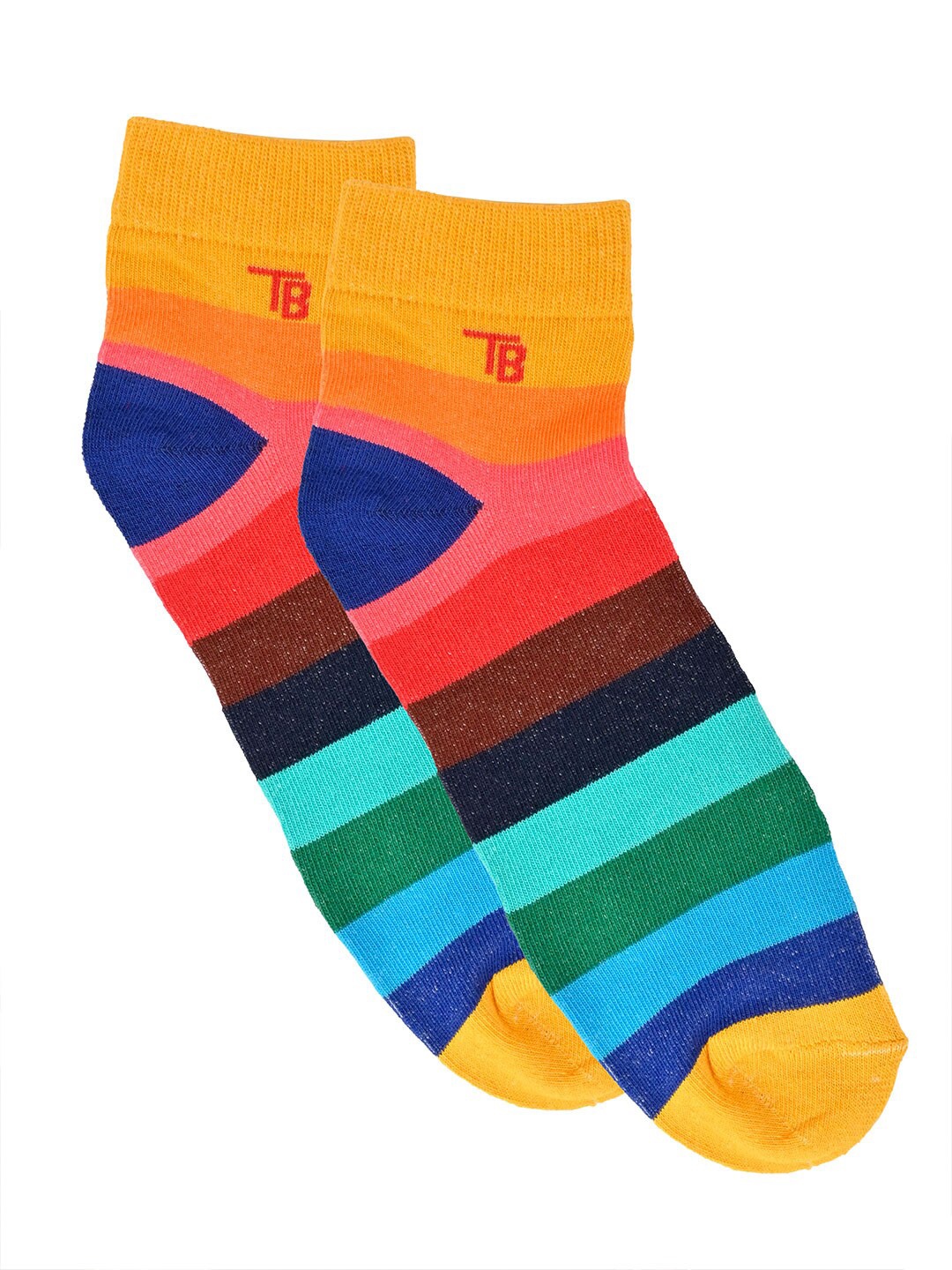 

Tistabene Unisex Cotton Ankle-length Socks, Yellow