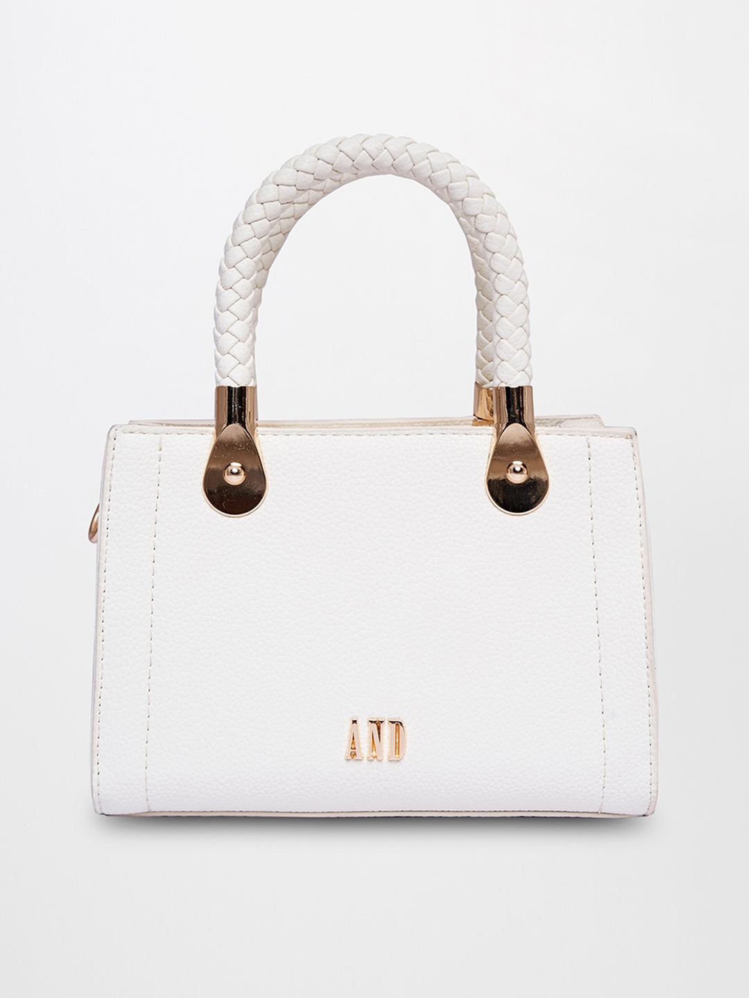 

AND Structured Handheld Bag, Off white