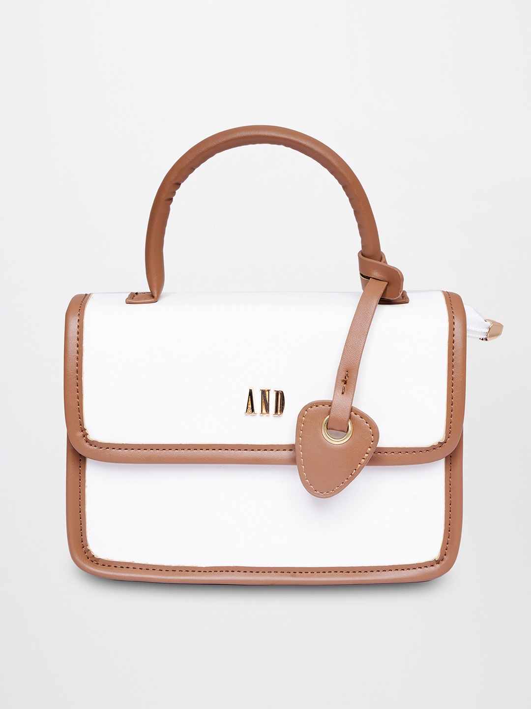 

AND Structured Handheld Bag, White