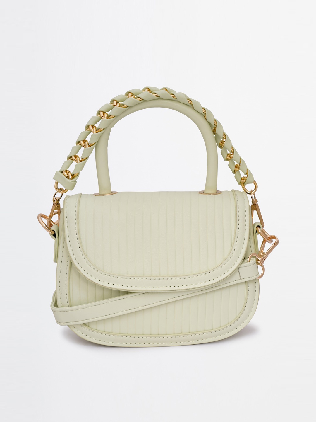 

AND Textured Structured Handheld Bag, Green