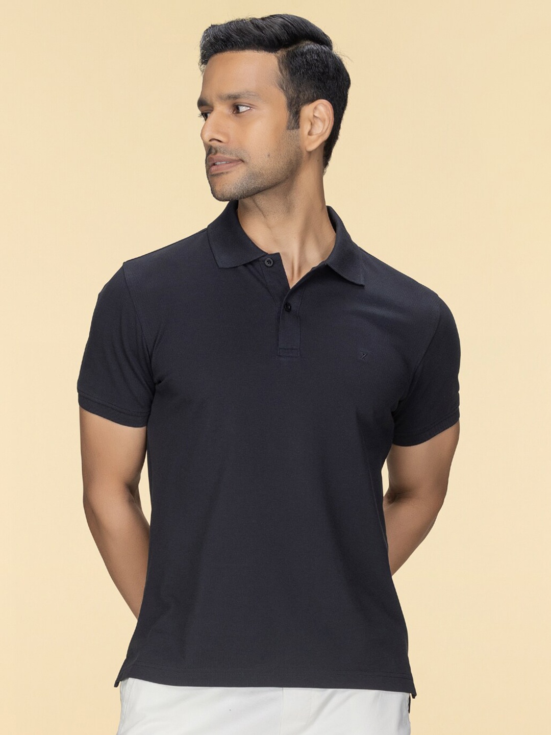 

XYXX Nova Intellieaze Polo T-shirt, Black