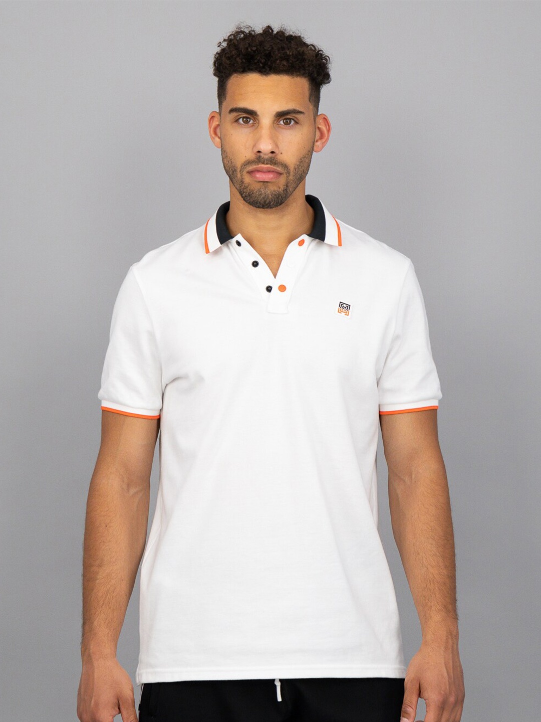 

FREESOUL Polo Collar Pure Cotton T-shirt, White