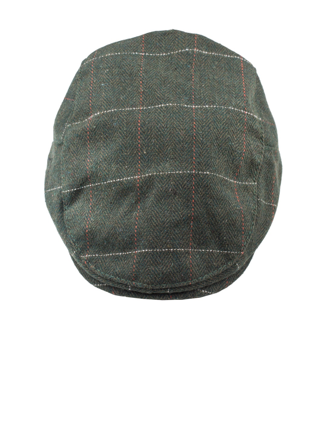 

The Tie Hub Self Design French Beret Cap, Green