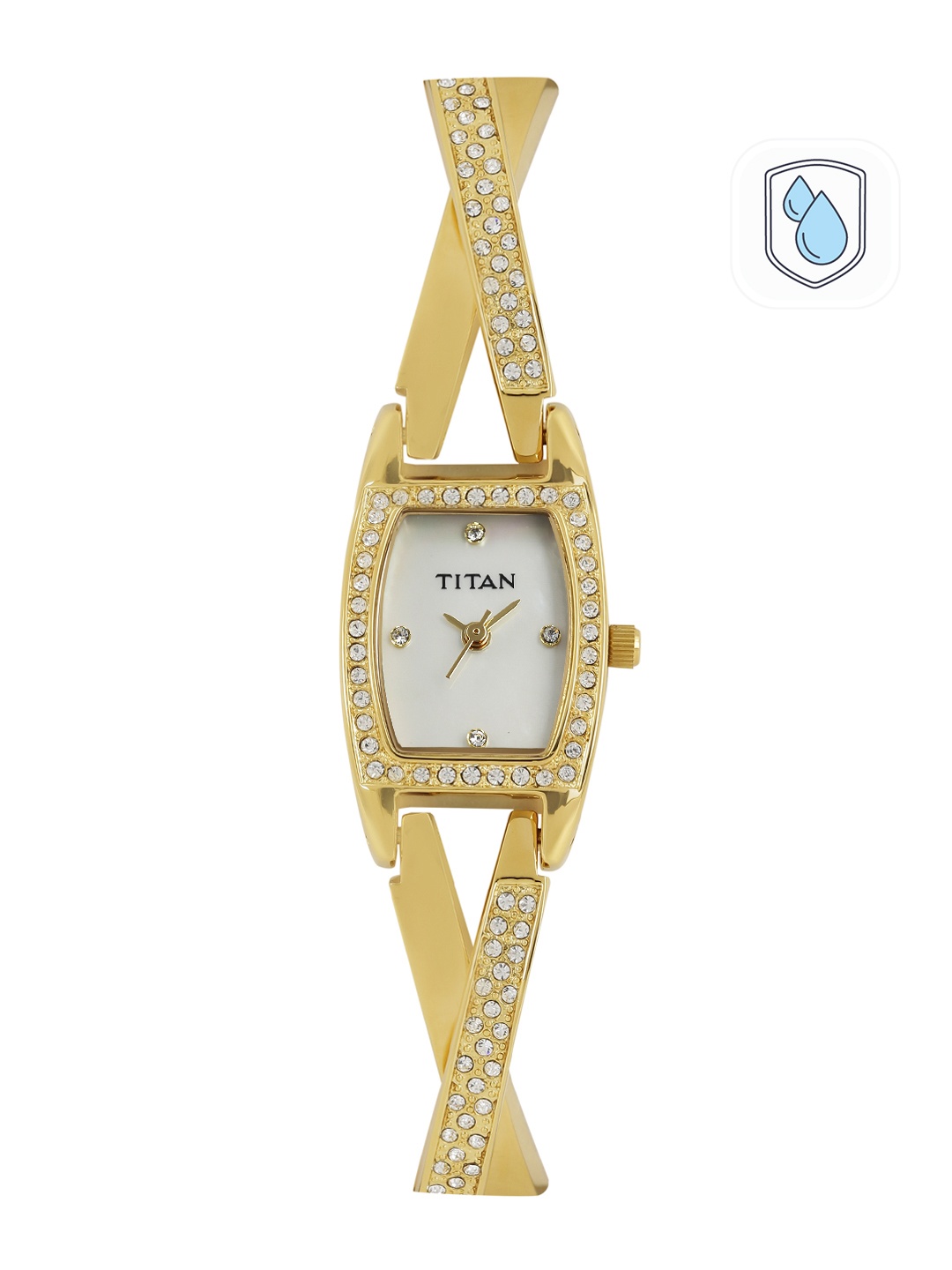 

Titan Women Pearly White Dial Watch ND9851YM01J