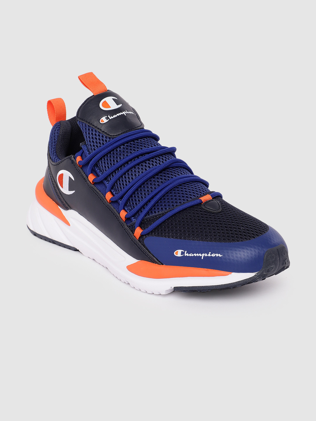 

Champion Men Woven Design Sneakers, Navy blue