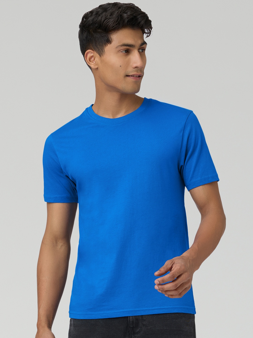 

XYXX Men Pace Intellieaze Cotton T-Shirt, Blue