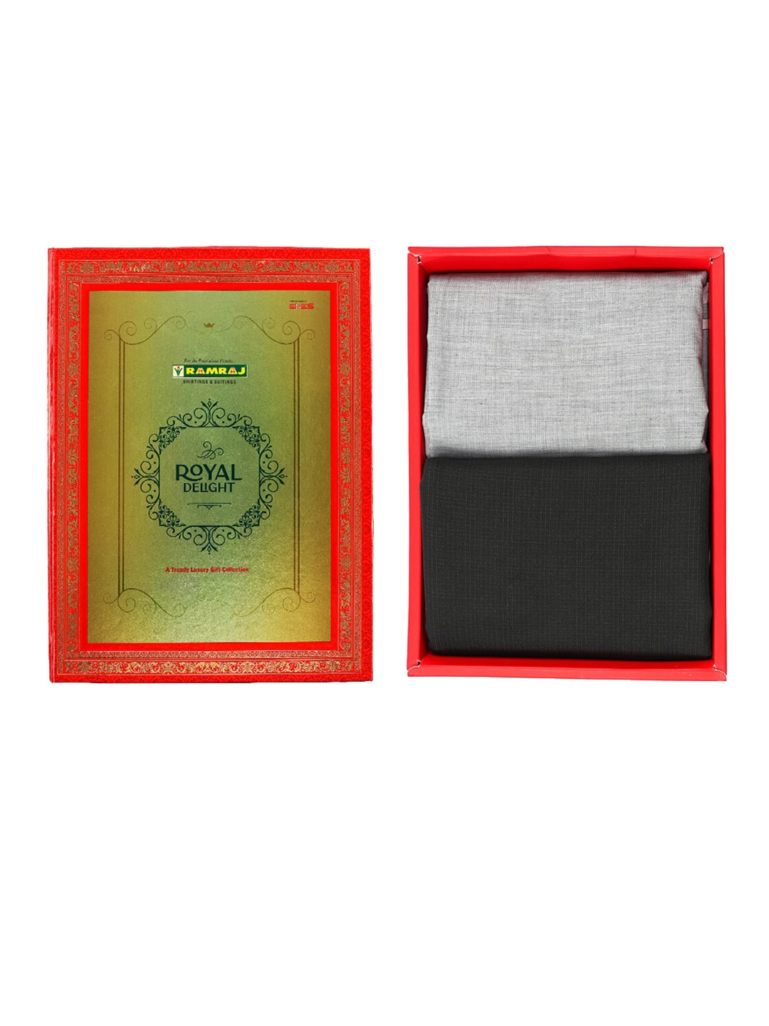 

Ramraj Men Shirt & Trouser Clothing Fabric Set, Grey