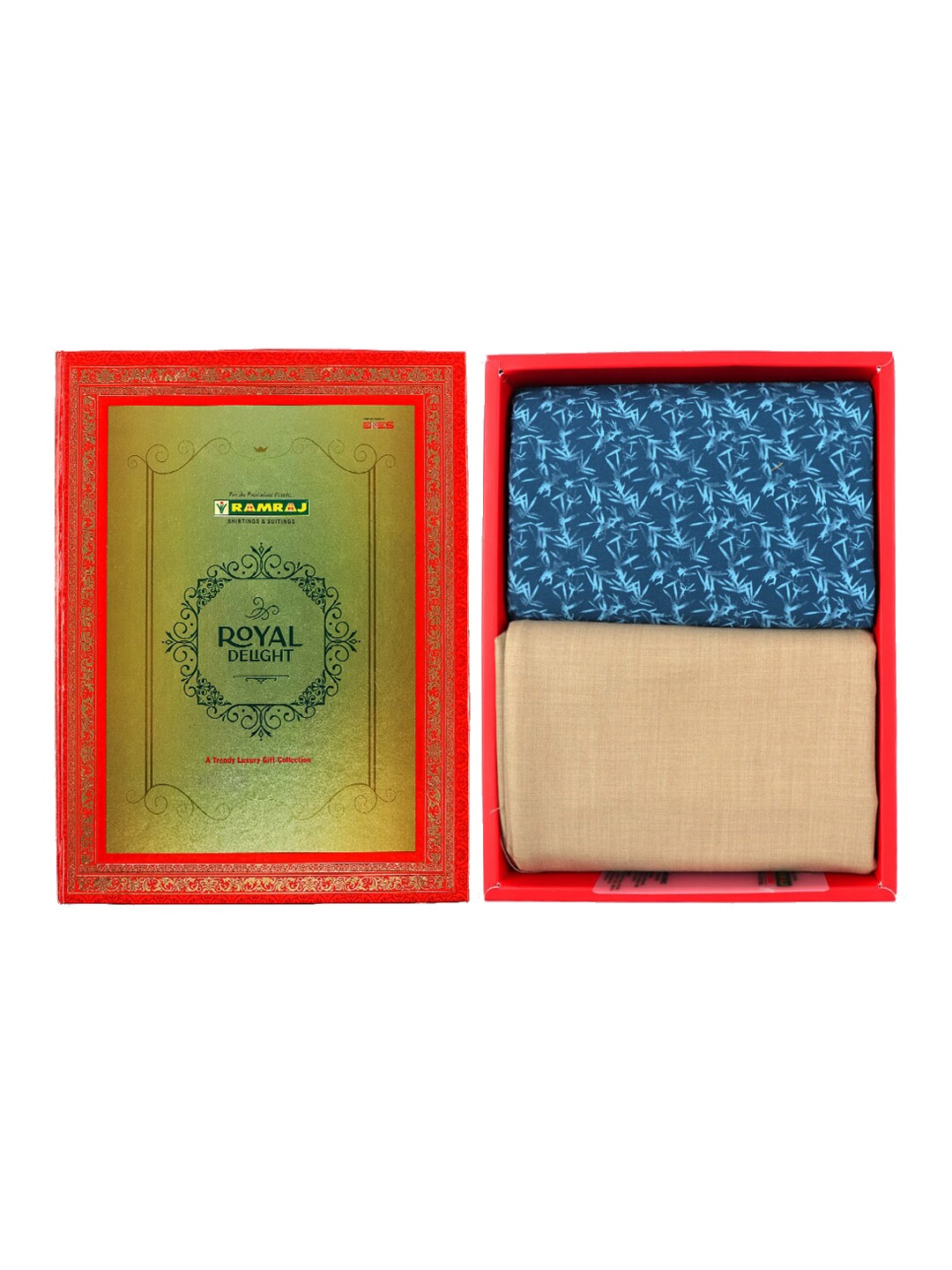 

Ramraj Men Shirt & Trouser Clothing Fabric Set, Blue