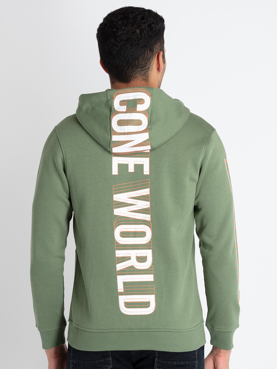 

Status Quo Men Hooded Cotton Sweatshirt, Green
