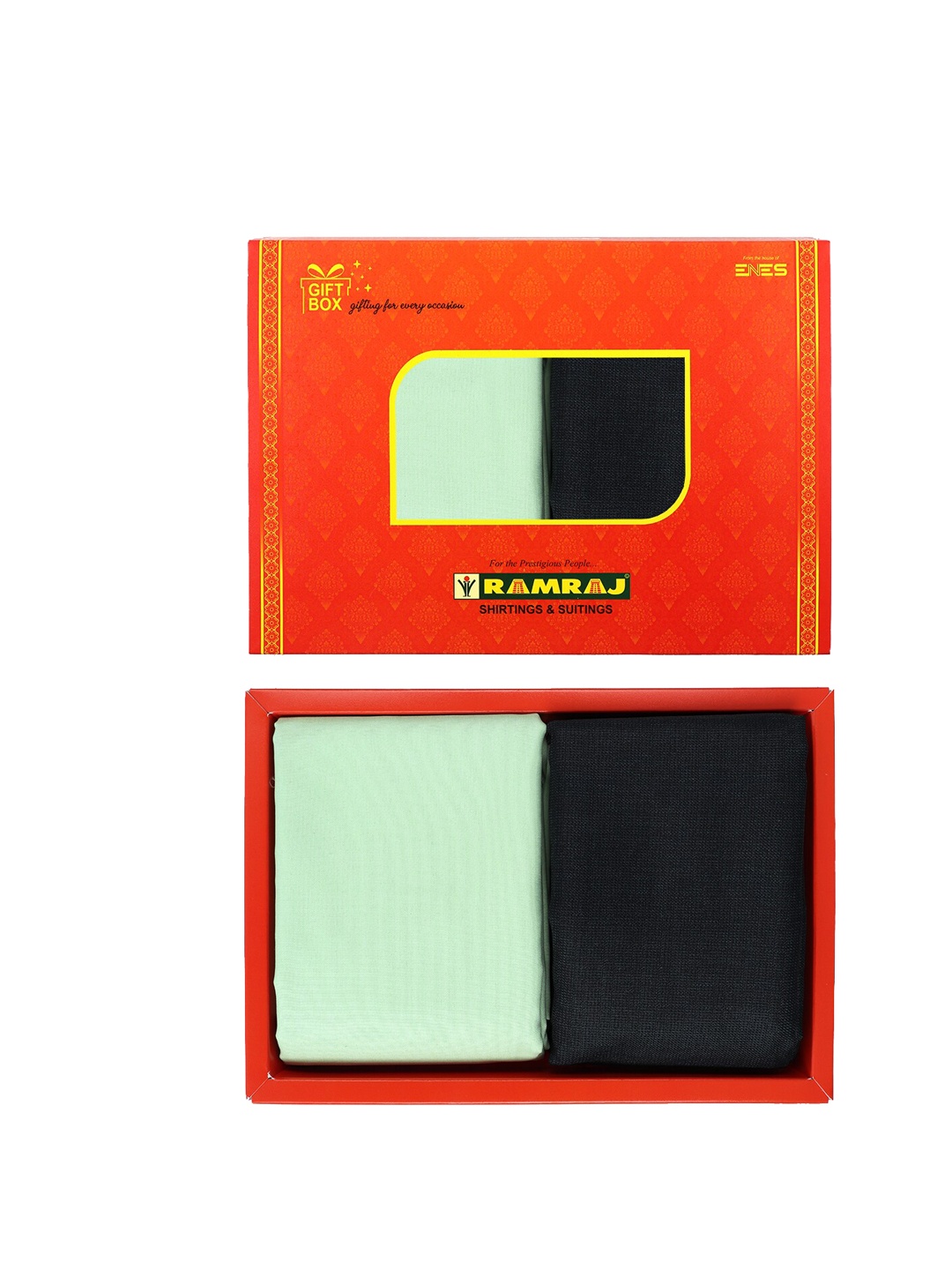 

Ramraj Men Shirt & Trouser Clothing Fabric Set, Green