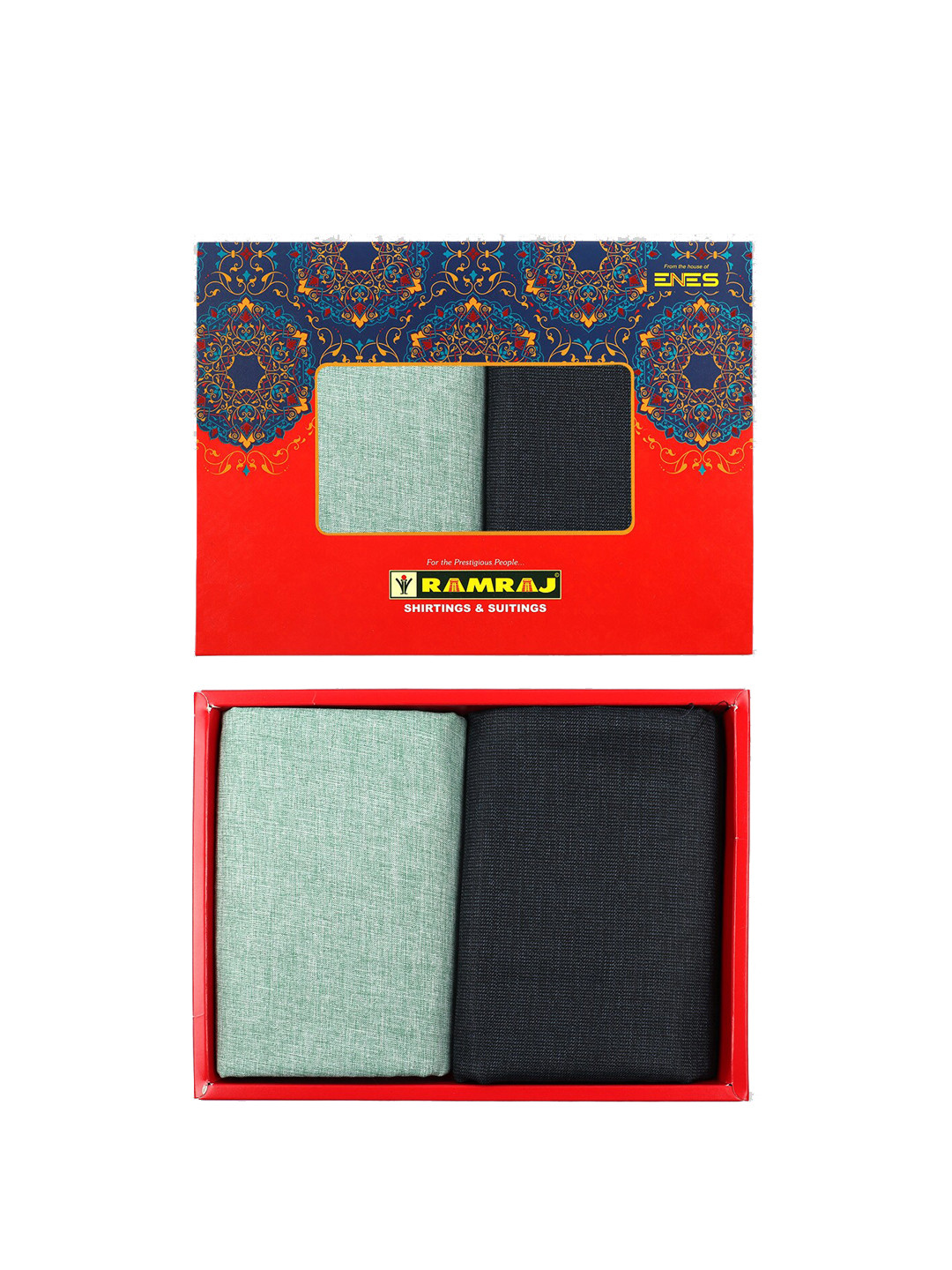 

Ramraj Men Shirt & Trouser Clothing Fabric Set, Green