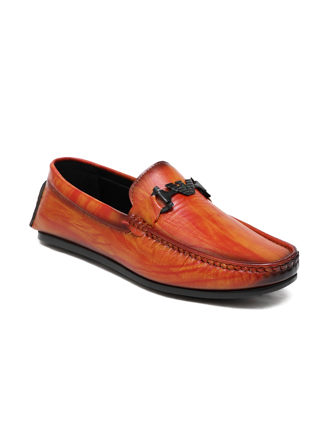 

Valin Fox Men Lightweight Comfort Insole Horsebit Loafers, Tan