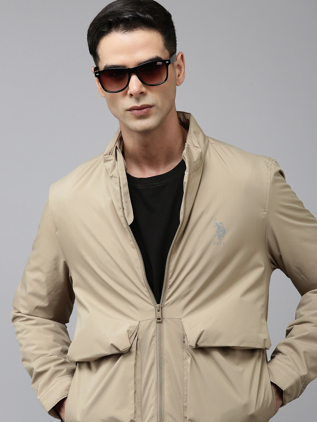 

U.S. Polo Assn. Denim Co. Solid Padded Jacket, Beige