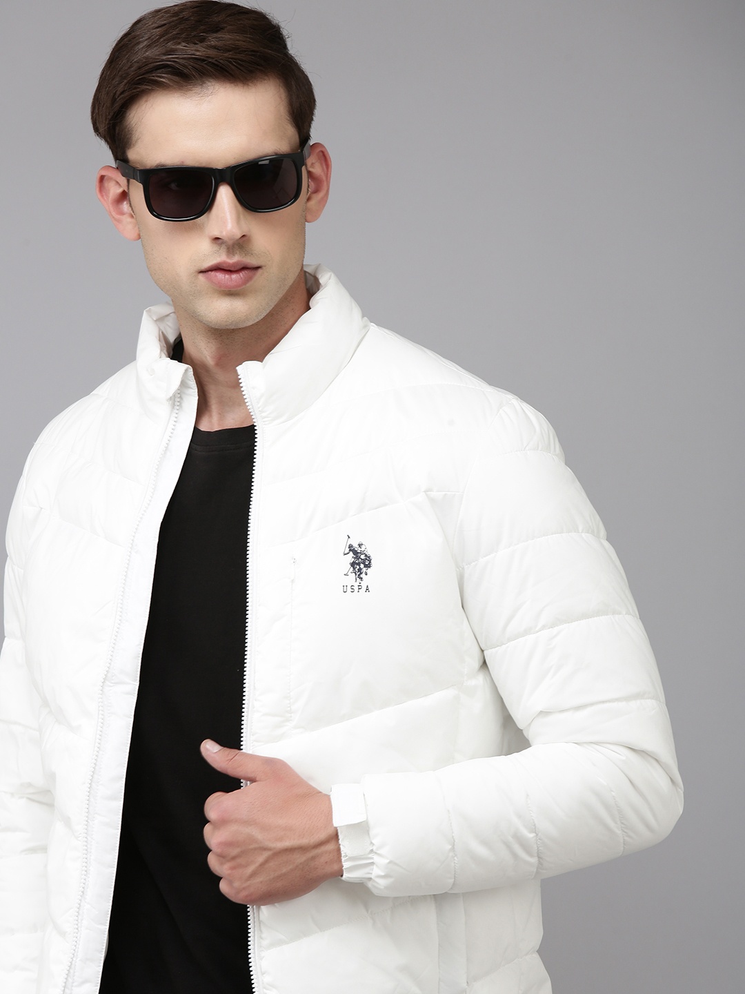 

U.S. Polo Assn. Solid Puffer Jacket, White
