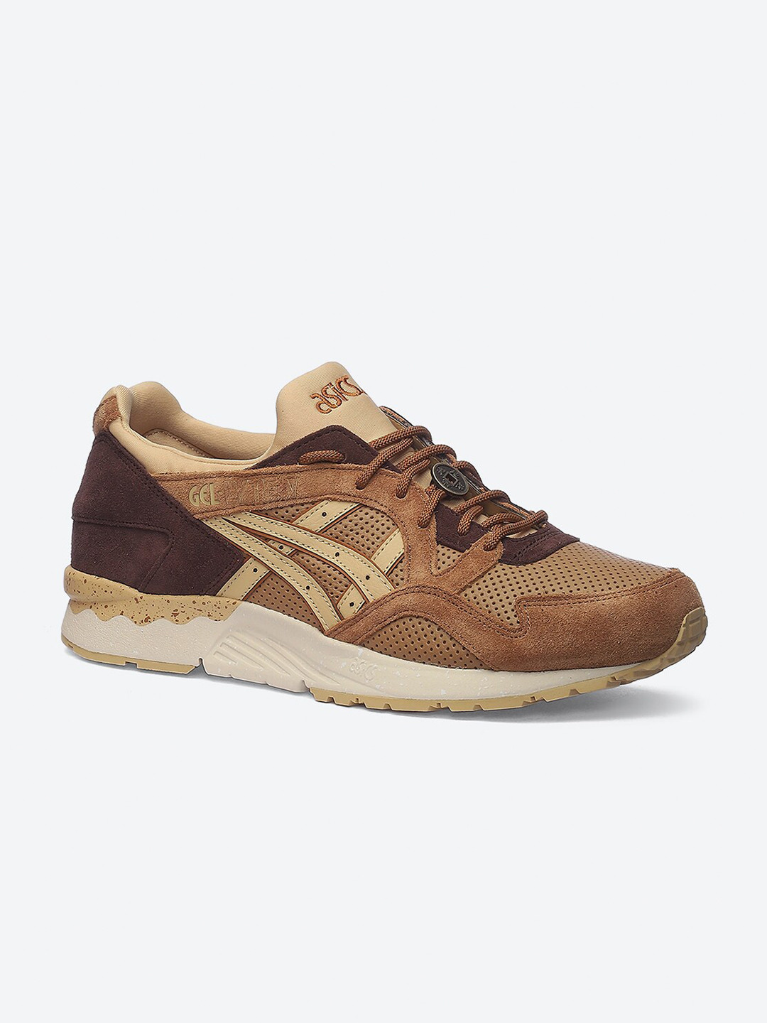 

ASICS Men GEL-Lyte V Sneakers, Camel brown