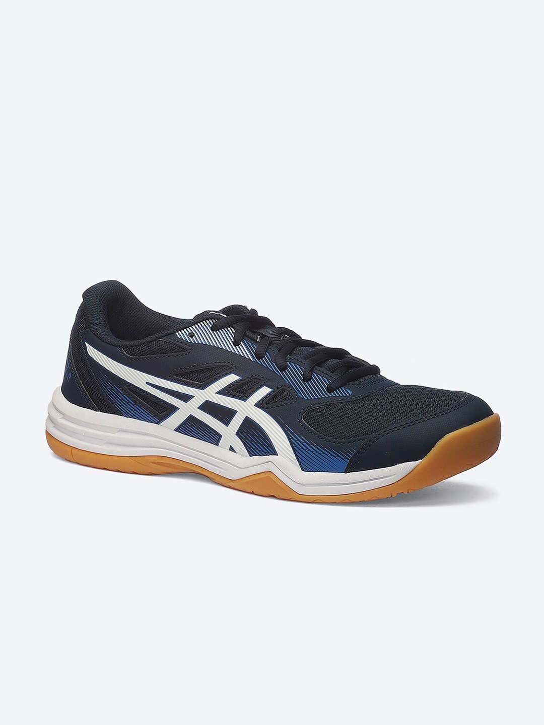

ASICS Men Upcourt 5 Volleyball Shoes, Navy blue