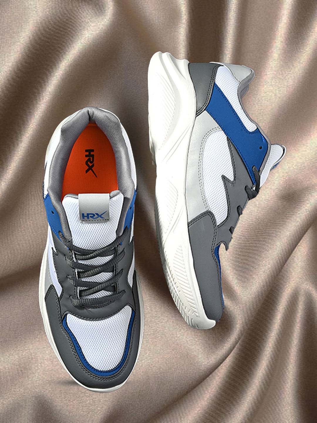 

HRX by Hrithik Roshan Women Grey Mesh Running Non-Marking Shoes