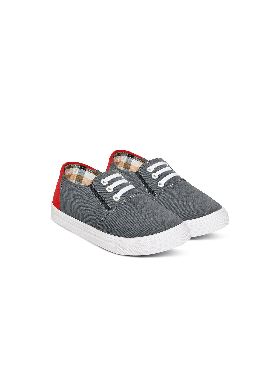 

Airspot Kids Lightweight Canvas Sneakers, Grey