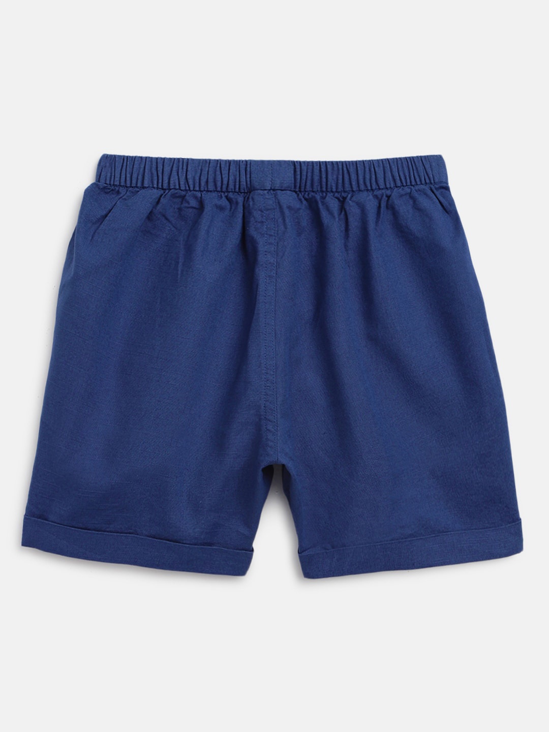 

Campana Girls Mid-Rise Pure Cotton Shorts, Navy blue
