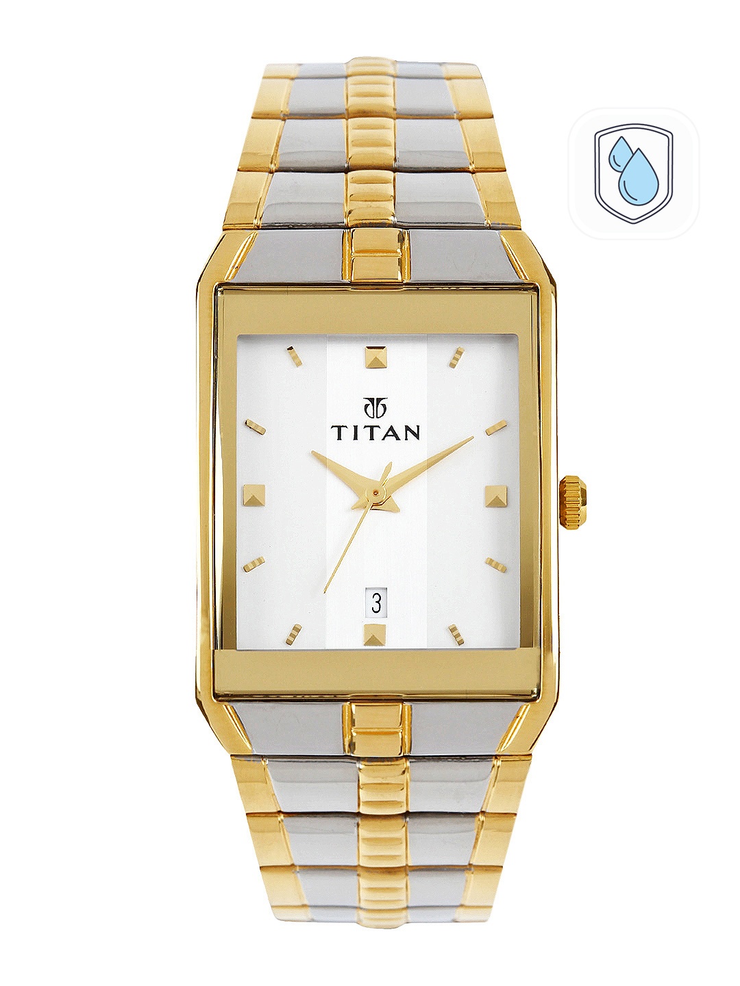 

Titan Karishma Men White Analogue watch NL9151BM01