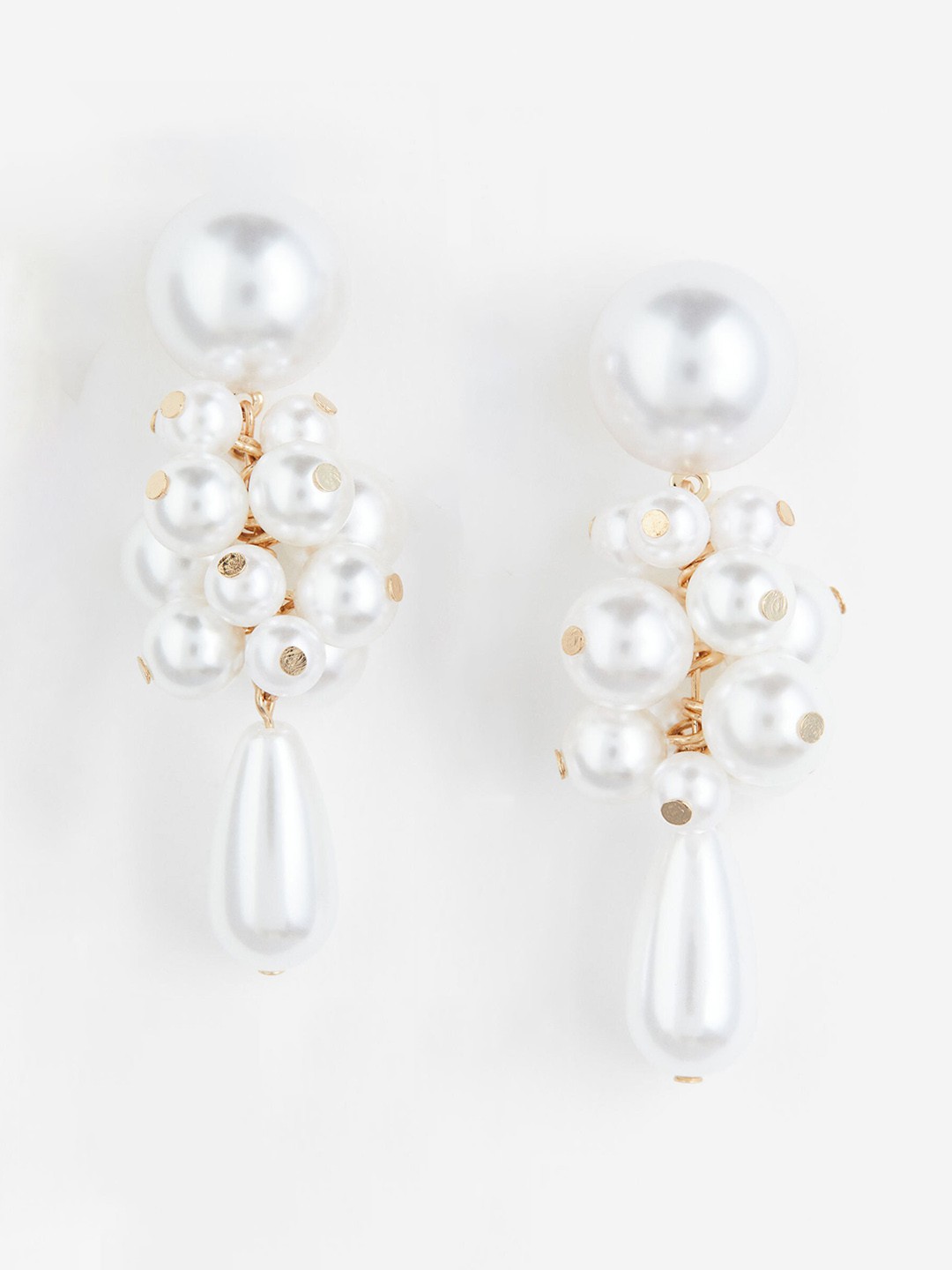 

H&M Pendant Earrings, White