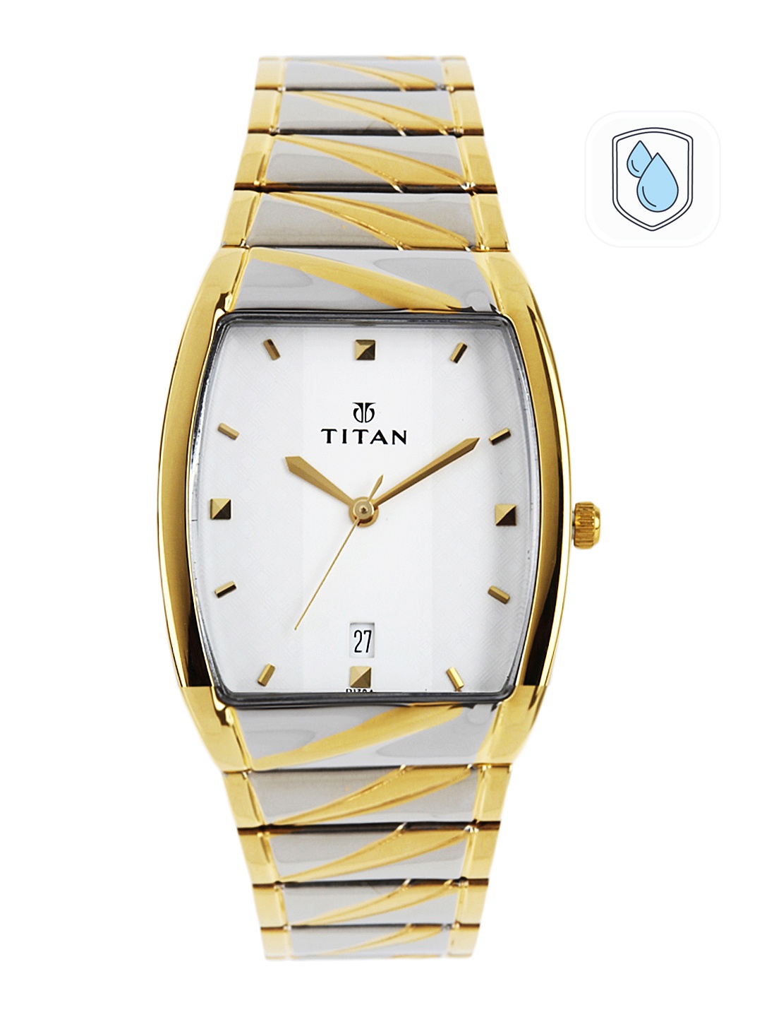 

Titan Men White Dial Watch NE9315BM01A
