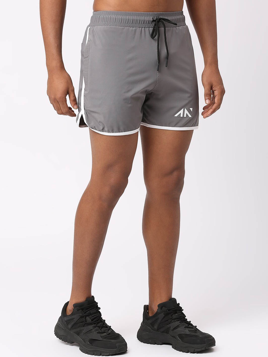 

AESTHETIC NATION Men Rapid Dry Sports Shorts, Grey