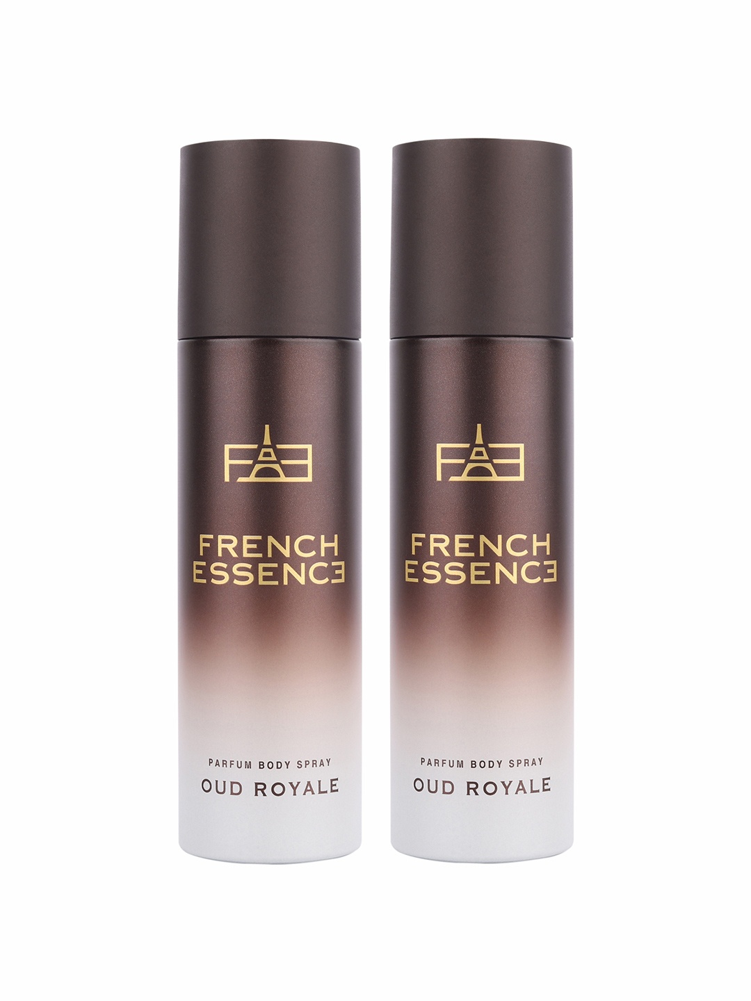 

FRENCH ESSENCE Set of 2 Oud Royale Deodorants 99g Each, Brown