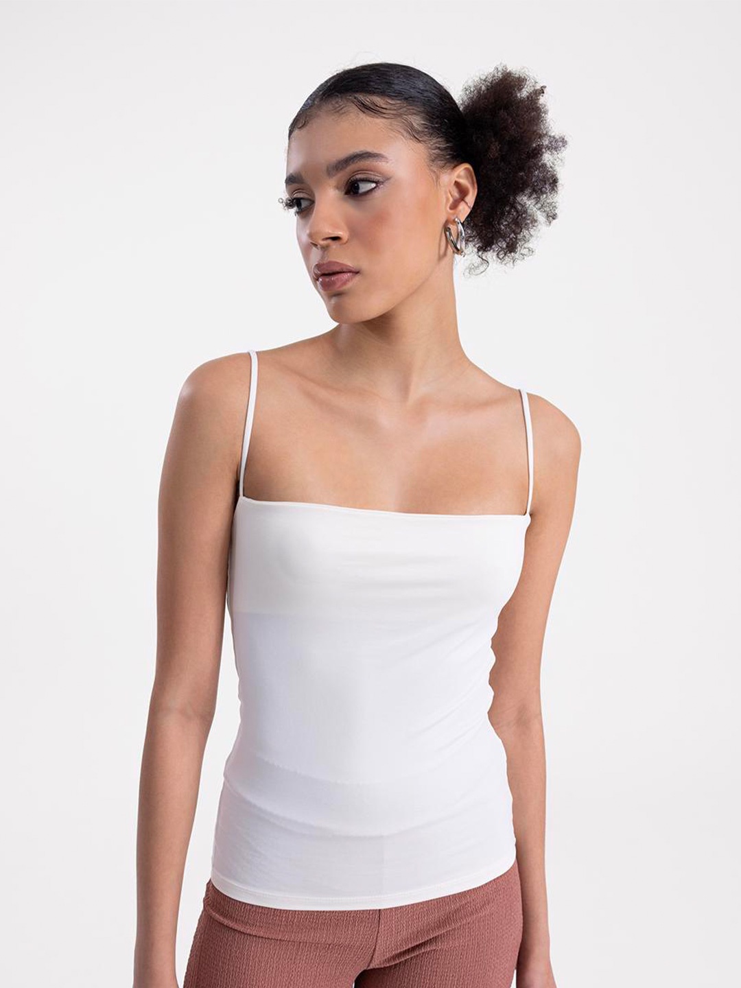 

PRET A TUER Shoulder Straps Top, Off white