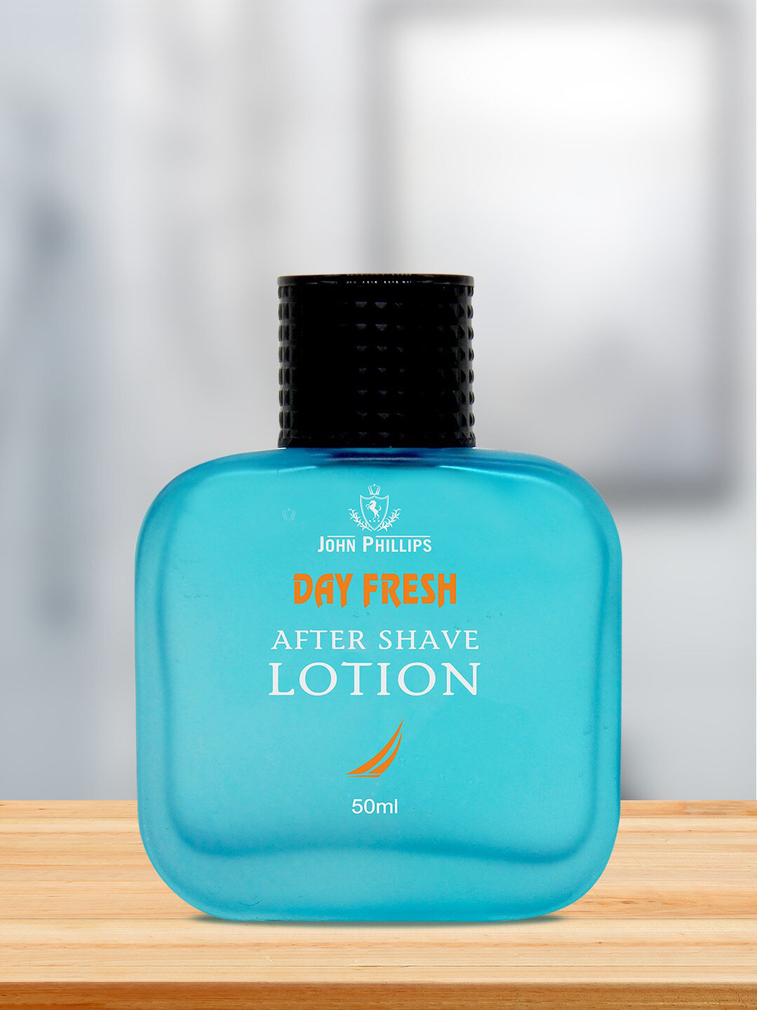 

JOHN PHILLIPS Day Fresh After Shave Lotion with Aloe Vera - 50 ml, Blue