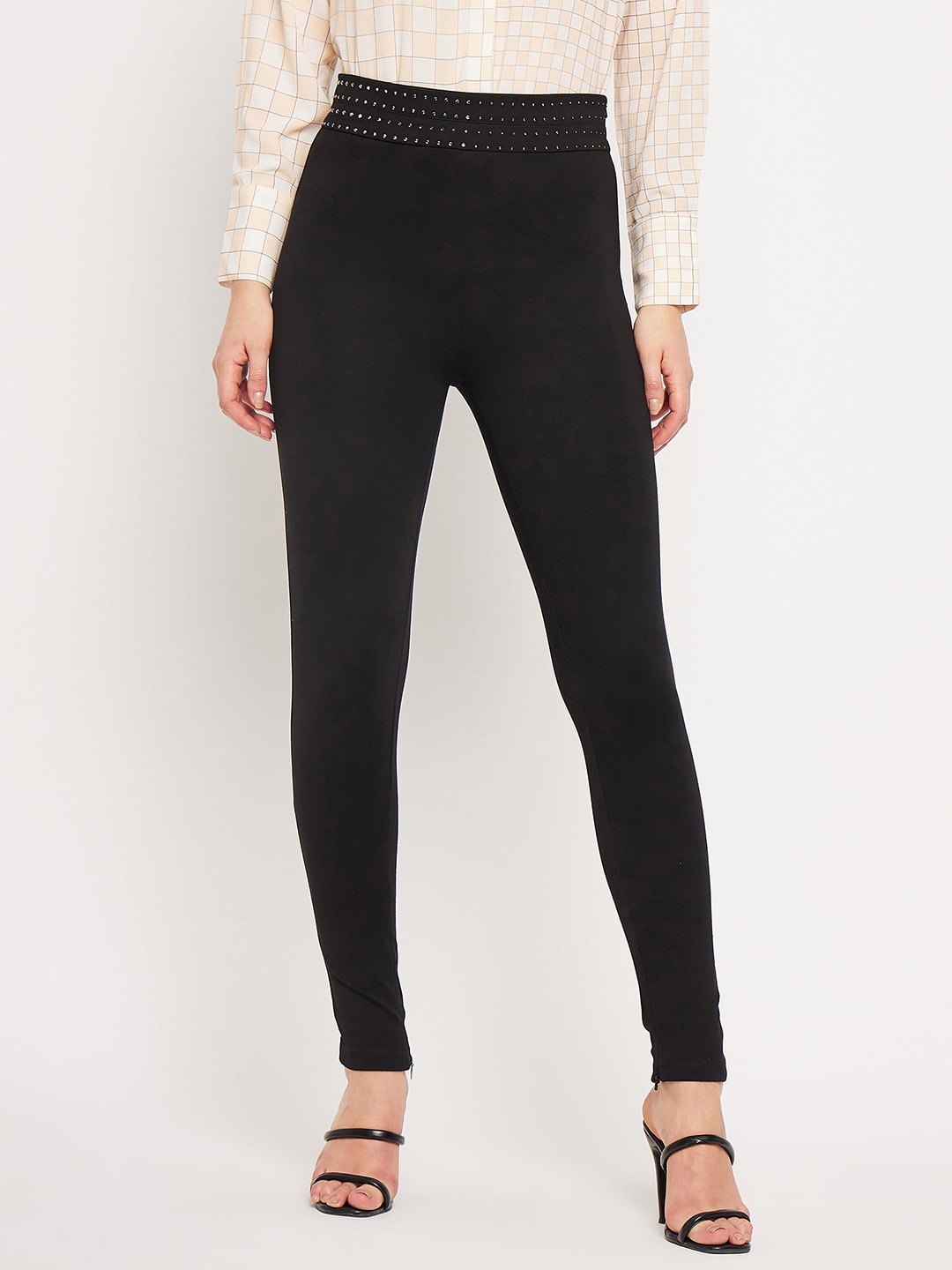 

CAMLA Women Slim Fit Treggings, Black