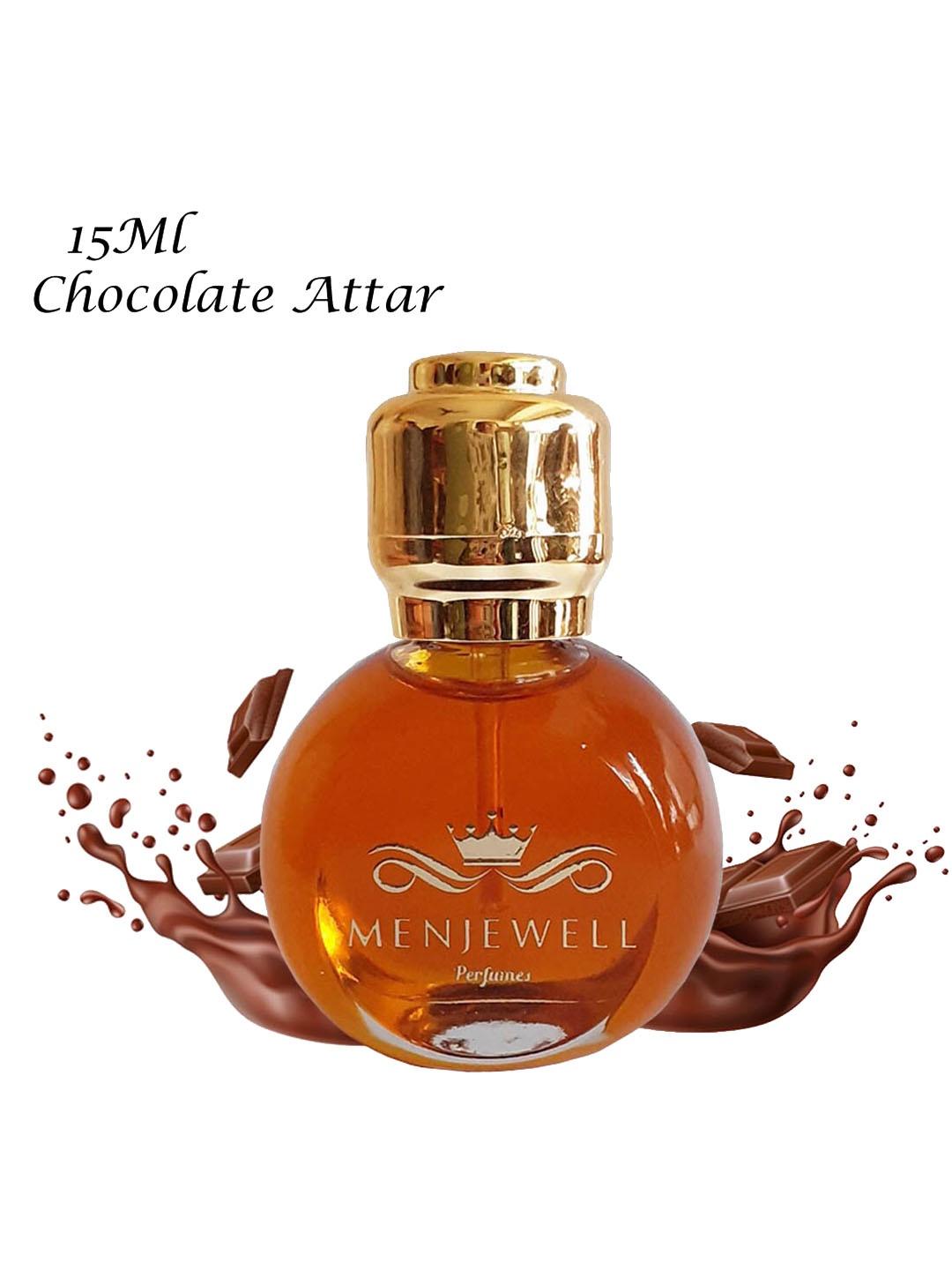 

Menjewell Premium Long Lasting Chocolate Attar Perfume - 15ml, Brown