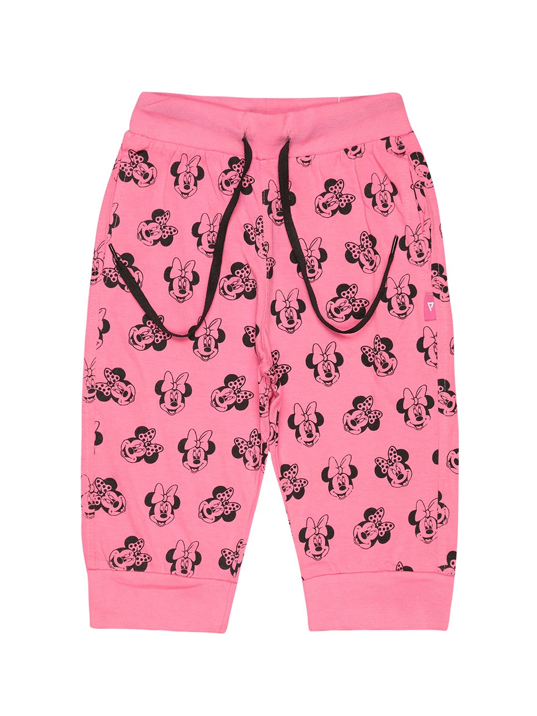 

Bodycare Girls Minnie Mouse Cotton Printed Capris, Pink